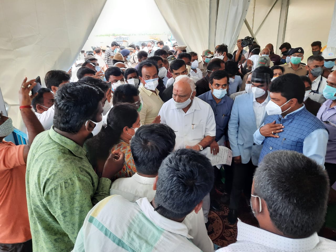 ಶಿವಮೊಗ್ಗ: ವಿಮಾನ ನಿಲ್ದಾಣ ಭೂ ಸಂತ್ರಸ್ತರಿಗೆ ನಿವೇಶನ ನೀಡಲು ಒತ್ತಾಯ