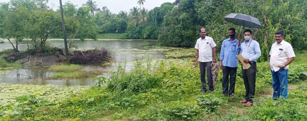 ಬೆಳ್ಳೆ: ಕೆ.ಕೆ.ಹೆಬ್ಬಾರ್ ಥೀಂ ಪಾರ್ಕ್ ನಿರ್ಮಾಣಕ್ಕೆ ಸ್ಥಳ ಪರಿಶೀಲನೆ