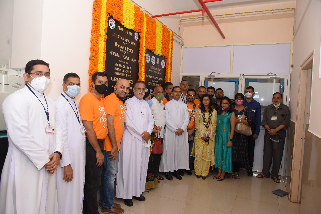 ತುಂಬೆ ಫಾದರ್ ಮುಲ್ಲರ್ ಆಸ್ಪತ್ರೆಗೆ 25 ಲಕ್ಷ ರೂ. ಮೌಲ್ಯದ ಪರಿಕರ ಕೊಡುಗೆ