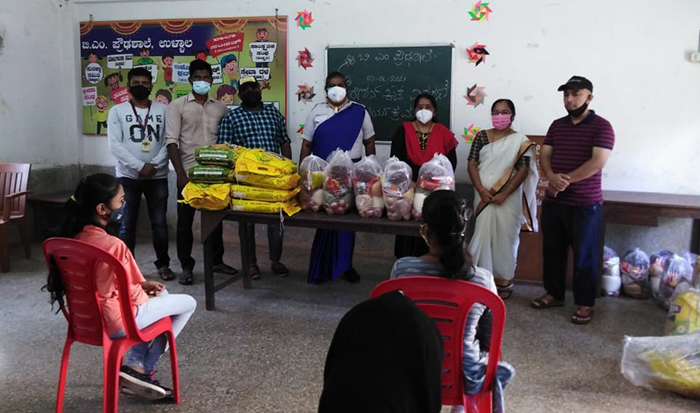 ಉಳ್ಳಾಲ: ಬಿ.ಎಂ. ಪ್ರೌಢಶಾಲೆಯ ಹಳೆ ವಿದ್ಯಾರ್ಥಿಗಳಿಂದ ರೇಶನ್ ಕಿಟ್ ವಿತರಣೆ