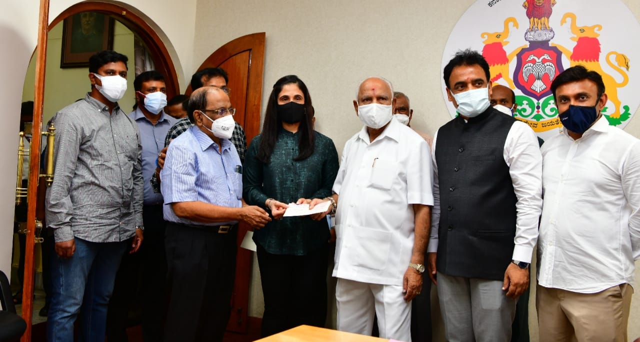 ಸನ್ ಗ್ರೂಪ್ ವತಿಯಿಂದ ಮುಖ್ಯಮಂತ್ರಿಗಳ ಕೋವಿಡ್ ಪರಿಹಾರ ನಿಧಿಗೆ 3 ಕೋಟಿ ರೂ. ದೇಣಿಗೆ