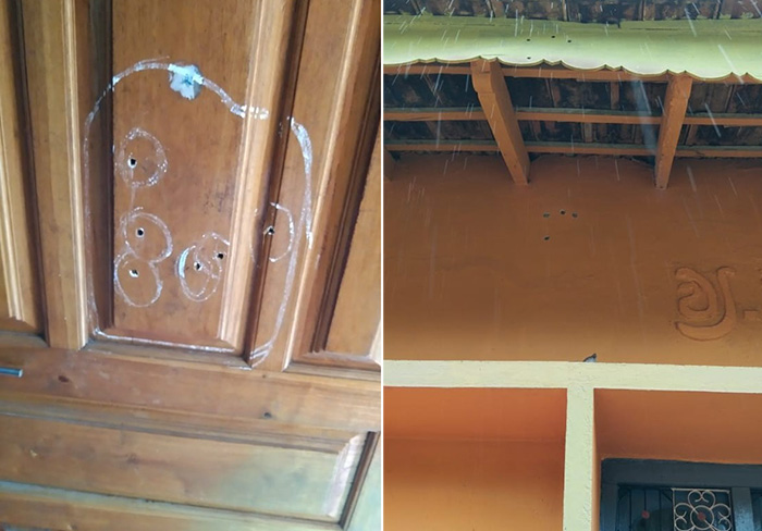 ಚಿಕ್ಕಮಗಳೂರು: ಸಿನಿಮೀಯ ರೀತಿಯಲ್ಲಿ ಮನೆಯ ಮೇಲೆ ಗುಂಡಿನ ಸುರಿಮಳೆ; ಇಬ್ಬರು ಆರೋಪಿಗಳ ಬಂಧನ