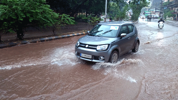 ದ.ಕ. ಜಿಲ್ಲಾದ್ಯಂತ ಧಾರಾಕಾರ ಮಳೆ