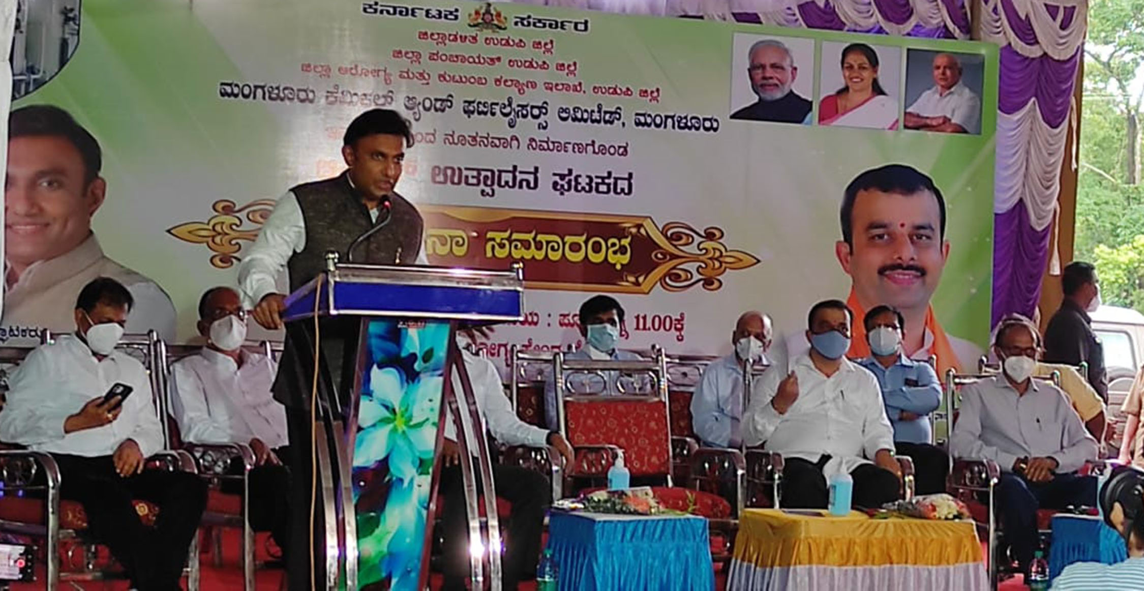 ರಾಜ್ಯದಲ್ಲಿ 186 ಆಕ್ಸಿಜನ್ ಉತ್ಪಾದನಾ ಘಟಕ ಸ್ಥಾಪನೆ: ಸಚಿವ ಡಾ.ಸುಧಾಕರ್