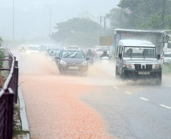 ದ.ಕ. ಜಿಲ್ಲೆಯಲ್ಲಿ ಧಾರಾಕಾರ ಮಳೆ: ಜು.19ರಂದು ರೆಡ್ ಅಲರ್ಟ್