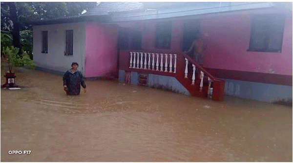 ಕಾಪು ತಾಲೂಕಿನಾದ್ಯಂತ ಭಾರೀ ಮಳೆ: ಹಲವು ಮನೆಗಳು ಜಲಾವೃತ