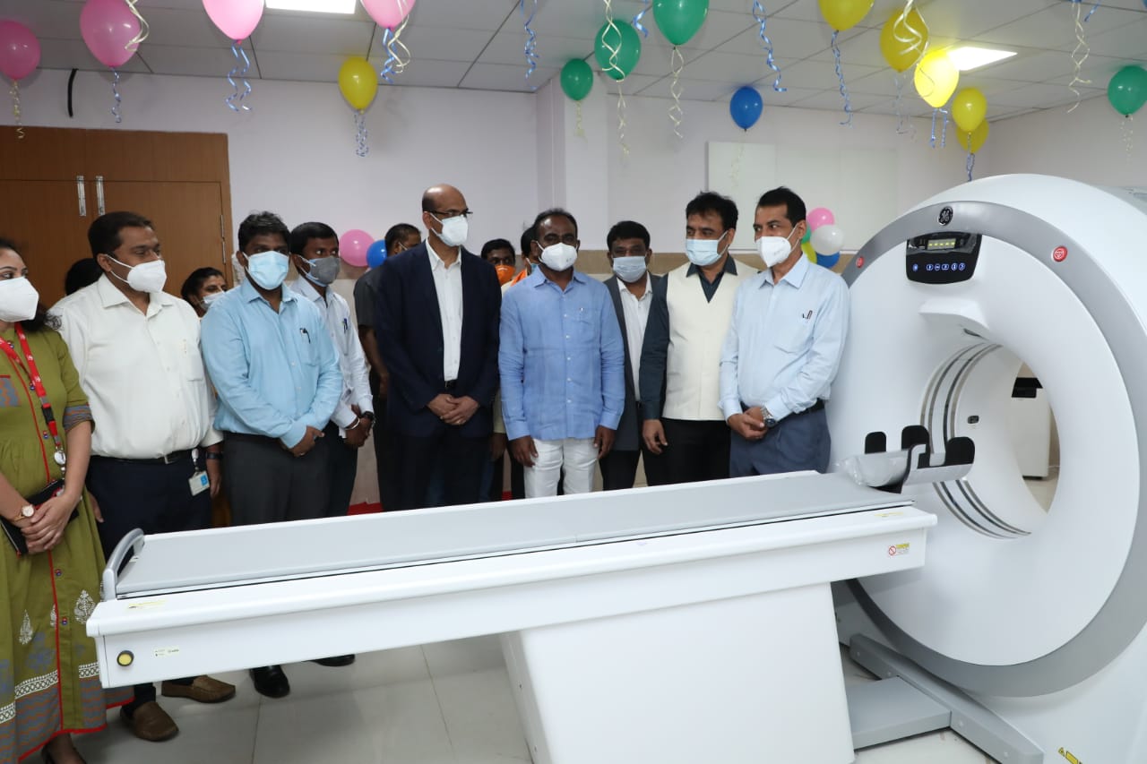 ರಾಮನಗರ ಜಿಲ್ಲಾಸ್ಪತ್ರೆಯಲ್ಲಿ ಆಧುನಿಕ ಸಿಟಿ ಸ್ಕ್ಯಾನ್‌ ಯಂತ್ರ ಲೋಕಾರ್ಪಣೆ