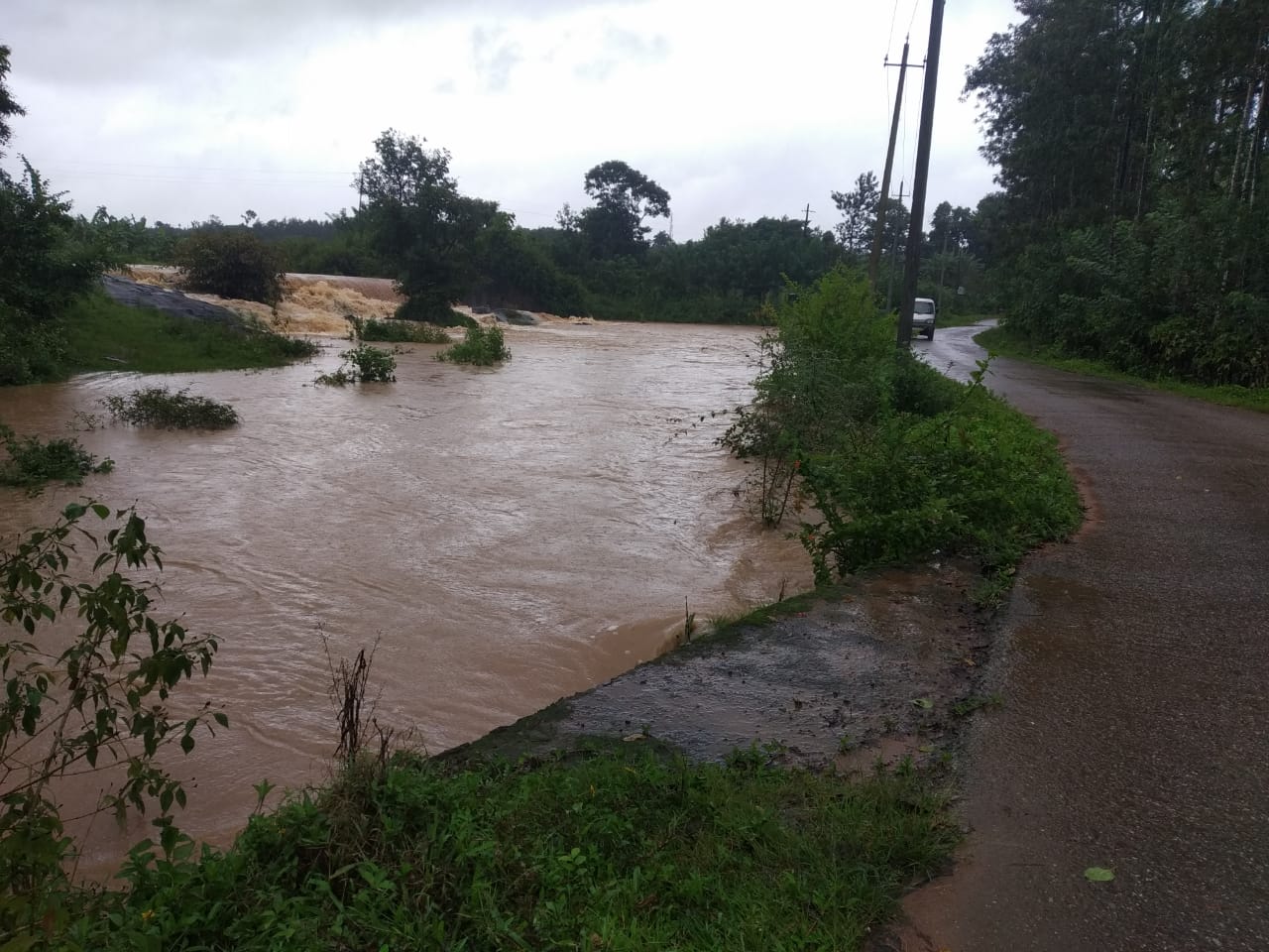 ಹಾಸನದಲ್ಲಿ ಮುಂದುವರಿದ ಮಳೆಯ ಆರ್ಭಟ: ಯಗಜಿ ಜಲಾಶಯ ಭರ್ತಿ