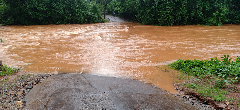 ಪುತ್ತೂರು: ಚೆಲ್ಯಡ್ಕ ಸೇತುವೆ ಮೂರನೇ ಬಾರಿ ಮುಳುಗಡೆ