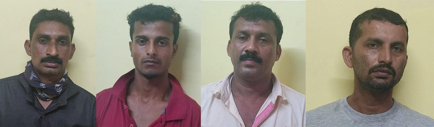 ಅಮಾಸೆಬೈಲು: ಕೋವಿಯೊಂದಿಗೆ ಬೇಟೆಯಾಡುತ್ತಿದ್ದ ನಾಲ್ವರ ಬಂಧನ