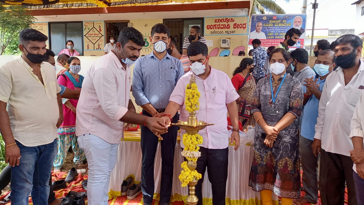 ಮಂಗಳೂರು: ಕಾರ್ಮಿಕರಿಗೆ ಉಚಿತ ಲಸಿಕೆ ವಿತರಣೆ ಕಾರ್ಯಕ್ರಮ ಉದ್ಘಾಟನೆ