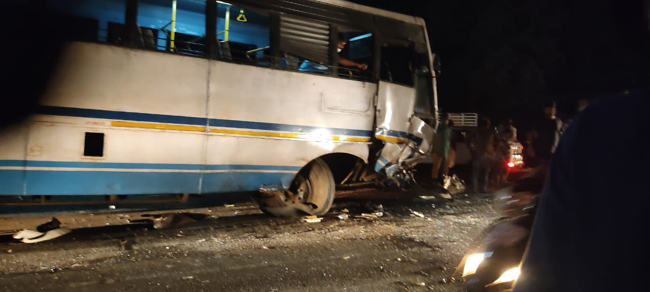 ಕಾಸರಗೋಡು :  ಕೆಎಸ್ಸಾರ್ಟಿಸಿ ಬಸ್-ಕಾರು ನಡುವೆ ಅಪಘಾತ; ಓರ್ವ ಮೃತ್ಯು