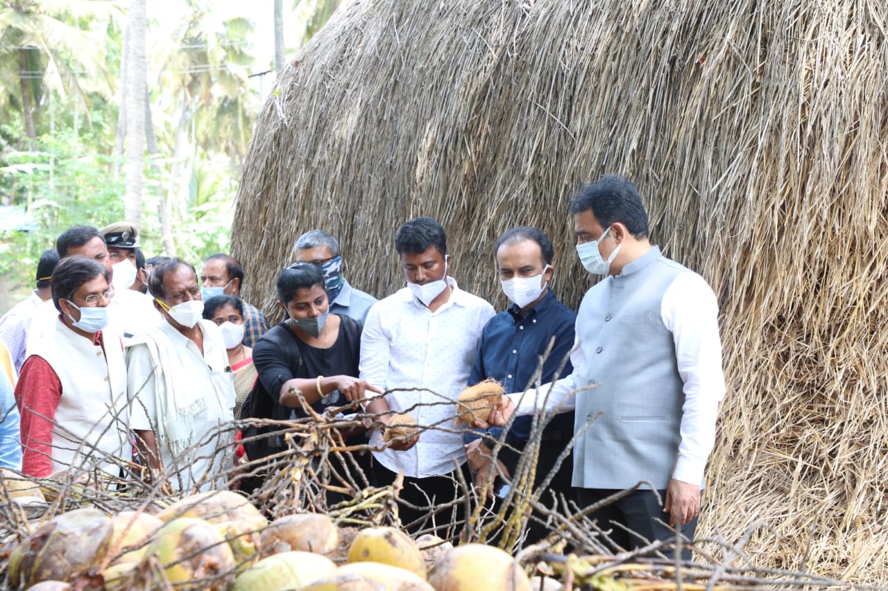 ರೈತರ ಉತ್ಪಾದಕರ ಸಂಸ್ಥೆಗೆ ಡಾ.ಸಿ.ಎನ್.ಅಶ್ವತ್ಥನಾರಾಯಣ ಭೇಟಿ