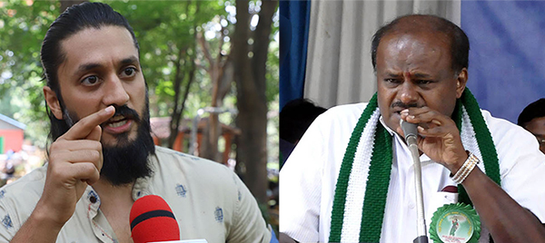 `ಅಧಿಕಾರ ಸಿಕ್ಕರೆ ಕ್ರಾಂತಿಕಾರಿ ಬದಲಾವಣೆ : ಎಚ್‍ಡಿಕೆ ಅವರದ್ದು ಅಸಂಬದ್ಧ ಮಾತುಗಳು ಎಂದ ನಟ ಚೇತನ್