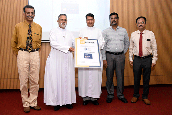 ಫಾದರ್ ಮುಲ್ಲರ್ ಮೆಡಿಕಲ್ ಕಾಲೇಜಿಗೆ ಕ್ಯೂಎಸ್‌ಐ ಡೈಮಂಡ್ ಗೇಜ್ ಶ್ರೇಯಾಂಕ