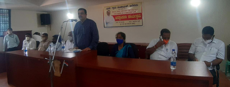 ಜನರ ಸ್ಥಳೀಯ ಸಮಸ್ಯೆಗಳನ್ನು ಸ್ಥಳದಲ್ಲೇ ಪರಿಹಾರಕ್ಕೆ ಆದ್ಯತೆ : ಸಚಿವ ಸುನಿಲ್ ಕುಮಾರ್