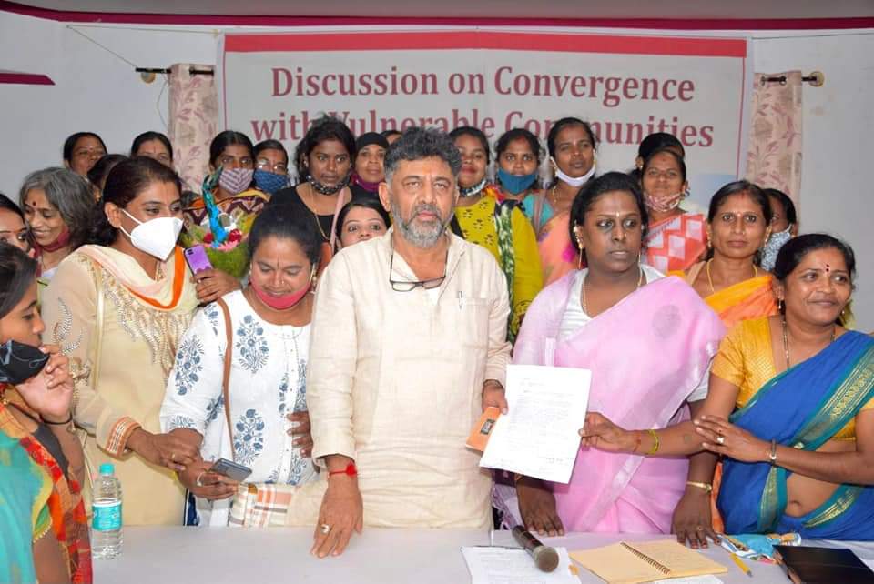 ಲೈಂಗಿಕ ಅಲ್ಪಸಂಖ್ಯಾತರು, ಕಾರ್ಯಕರ್ತರ ರಕ್ಷಣೆ, ಏಳ್ಗೆಗೆ ಪ್ರಣಾಳಿಕೆಯಲ್ಲಿ ಆದ್ಯತೆ: ಡಿ.ಕೆ.ಶಿವಕುಮಾರ್