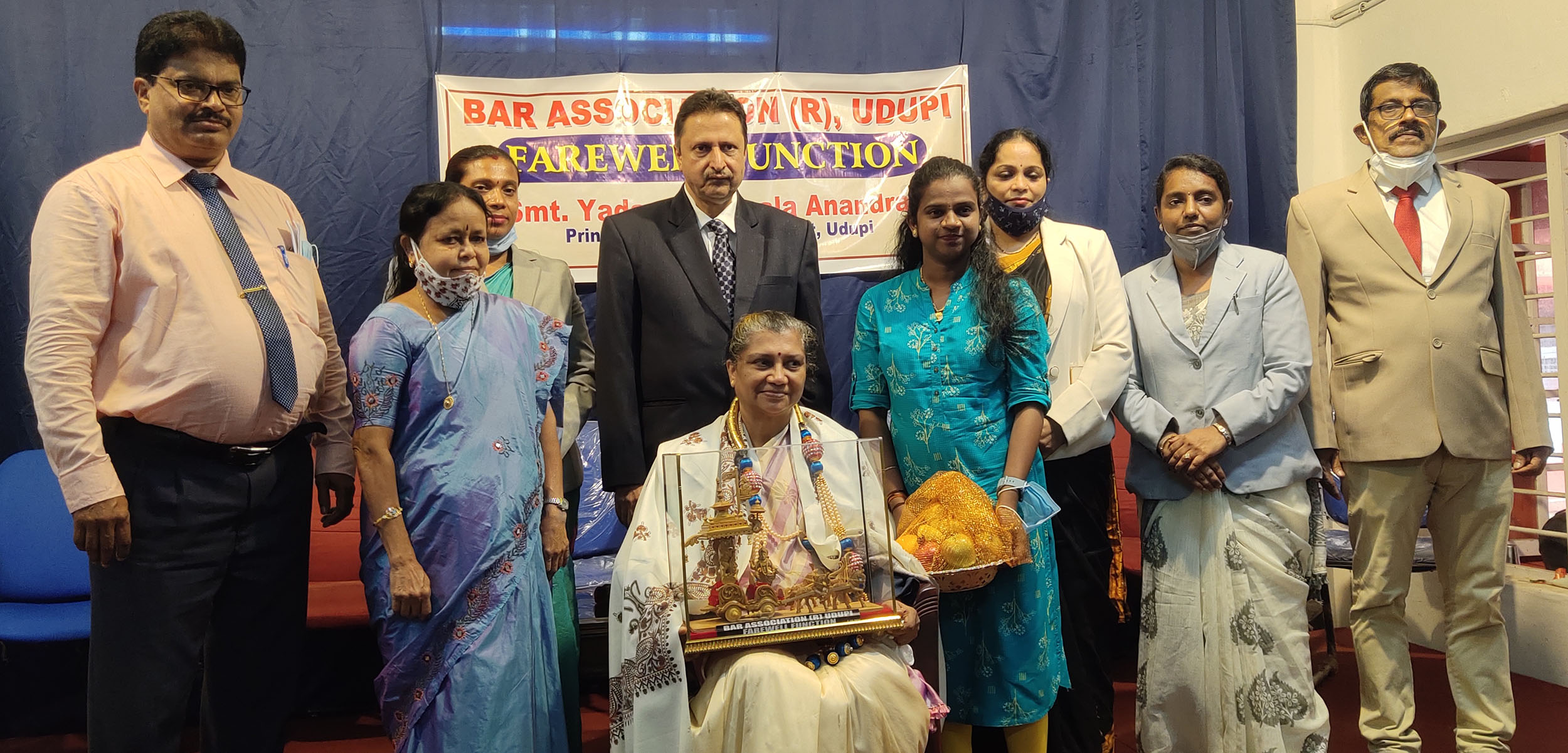 ನ್ಯಾ.ಯಾದವ್ ವನಮಾಲಾ ಆನಂದರಾವ್‌ಗೆ ಬೀಳ್ಕೊಡುಗೆ