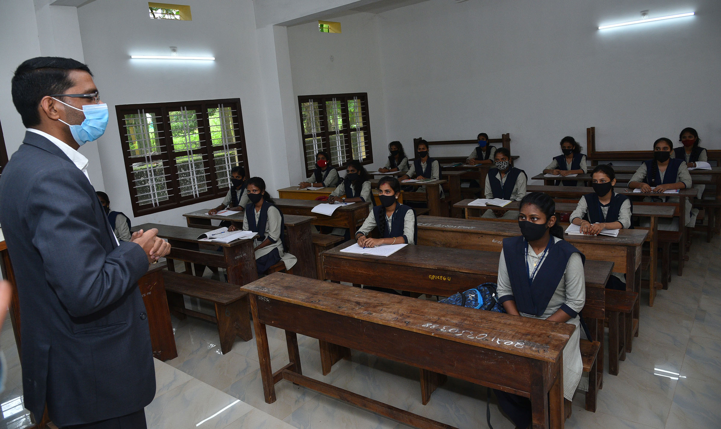 ವಿದ್ಯಾರ್ಥಿಗಳಿಗೆ ಮನೋಸ್ಥೈರ್ಯ ತುಂಬಿದ ಉಡುಪಿ ಜಿಲ್ಲಾಧಿಕಾರಿ