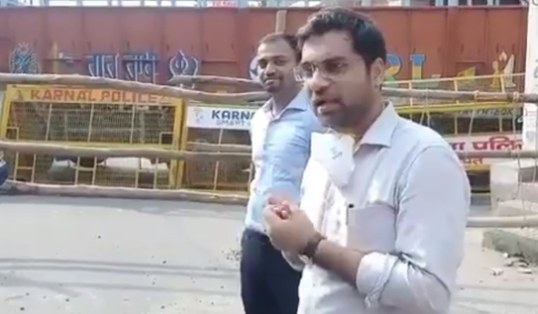 ರೈತರ ತಲೆ ಒಡೆಯಲು ಪೊಲೀಸರಿಗೆ ಸೂಚಿಸಿದ್ದ ಹರ್ಯಾಣ ಅಧಿಕಾರಿ ವರ್ಗಾವಣೆ