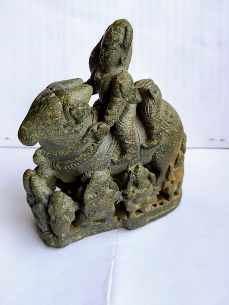 ಮಾರಣಕಟ್ಟೆ ಬಳಿ 11ನೇ ಶತಮಾನದ ಉಮಾಮಹೇಶ್ವರ ಶಿಲ್ಪ ಪತ್ತೆ