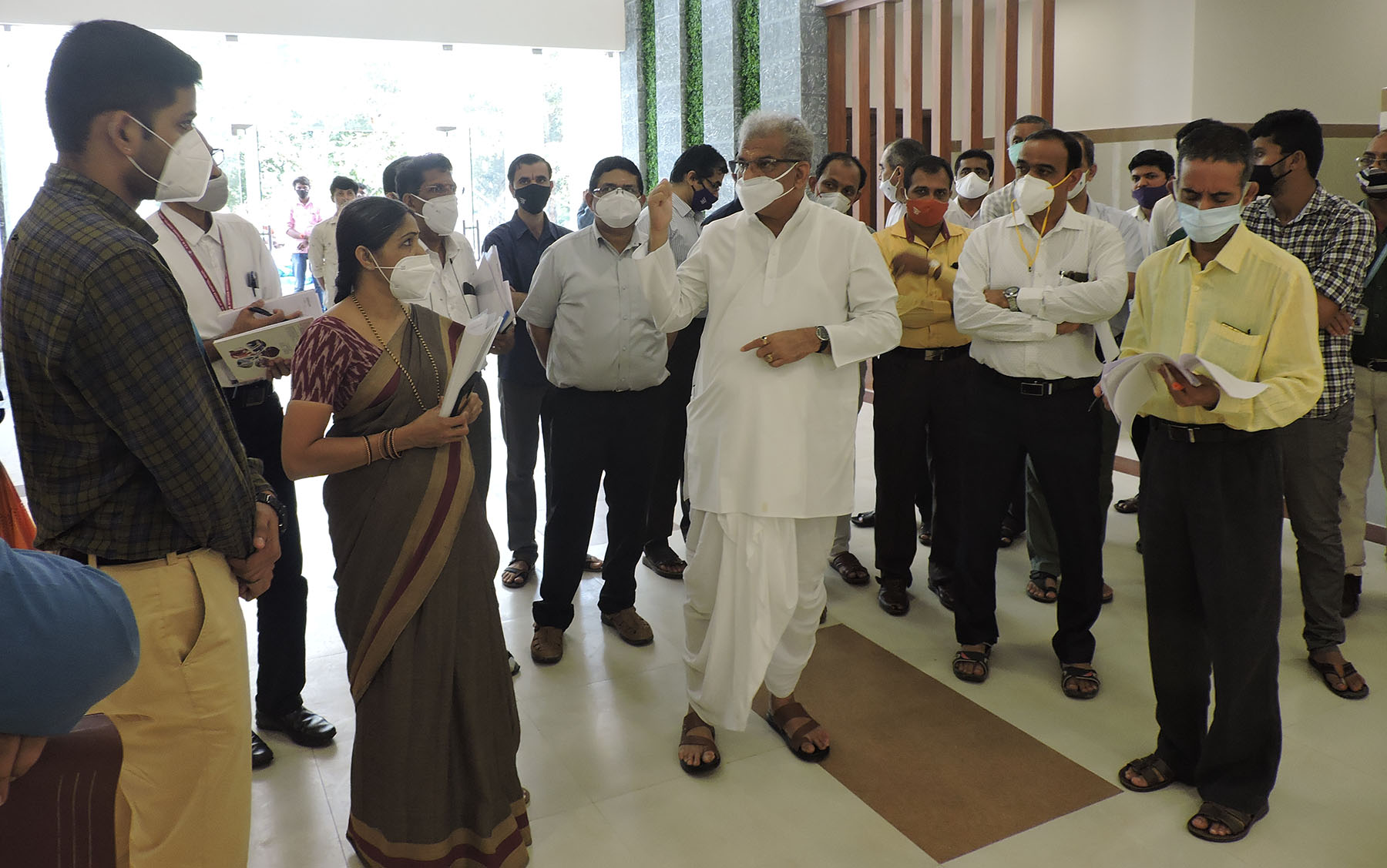 ​ಎಸ್‌ಡಿಎಂ ಆಯುರ್ವೇದ ಆಸ್ಪತ್ರೆಗೆ ಡಾ.ಹೆಗ್ಗಡೆ ಭೇಟಿ