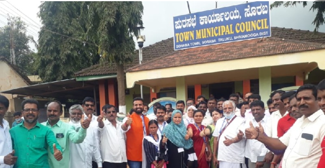 ಅವಿಶ್ವಾಸ ನಿರ್ಣಯ; ಬಿಜೆಪಿ ಕೈ ತಪ್ಪಿದ ಸೊರಬ ಪುರಸಭೆ ಅಧ್ಯಕ್ಷ ಸ್ಥಾನ