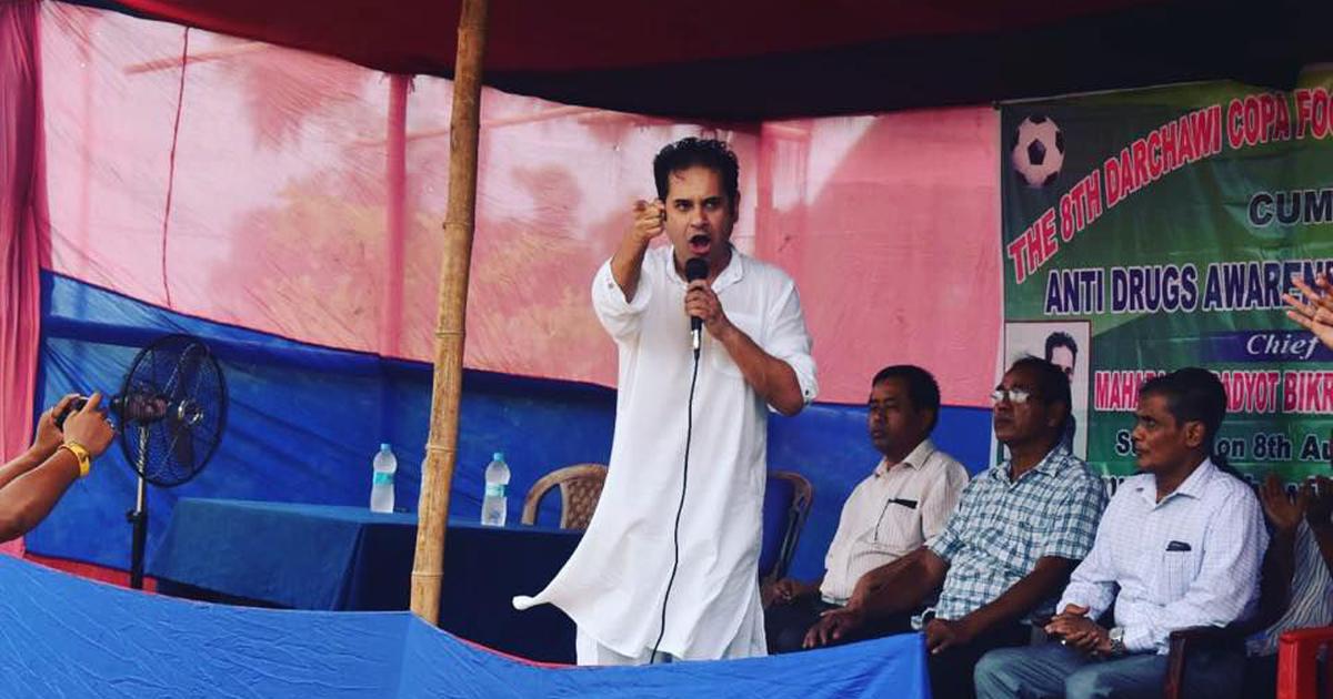 ಬಿಜೆಪಿ ವಿರುದ್ಧ ಈಶಾನ್ಯ ಮೈತ್ರಿಕೂಟಕ್ಕೆ  ತ್ರಿಪುರಾ ರಾಜಮನೆತನದ ಮುಖ್ಯಸ್ಥ ಪ್ರದ್ಯೋತ್ ನಾಯಕತ್ವ