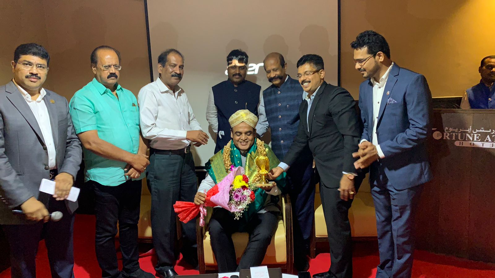 ಉನ್ನತ ಶಿಕ್ಷಣ ಸಚಿವರಿಗೆ ದುಬೈ ಕನ್ನಡಿಗರಿಂದ ಸನ್ಮಾನ