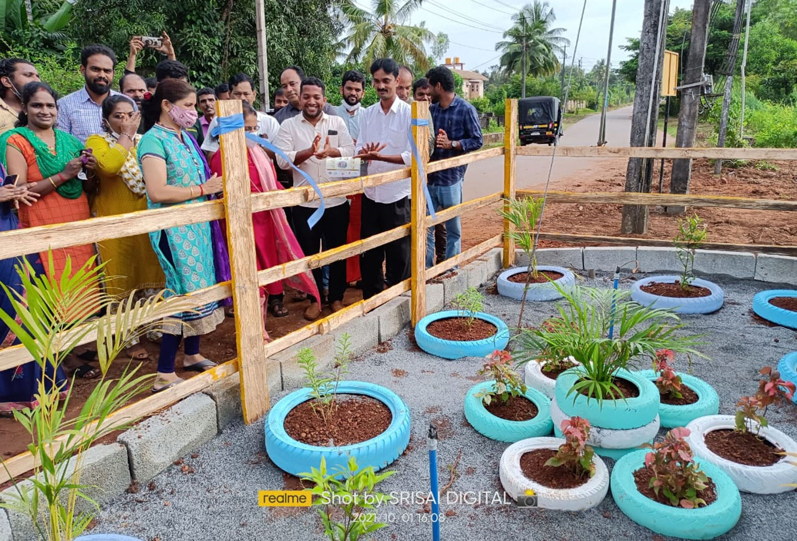 ಉಡುಪಿ : ಸುಂದರಗೊಂಡಿತು ಗ್ರಾಮದ ತ್ಯಾಜ್ಯ ಎಸೆಯುವ ‘ಬ್ಲ್ಯಾಕ್ ಸ್ಪಾಟ್’