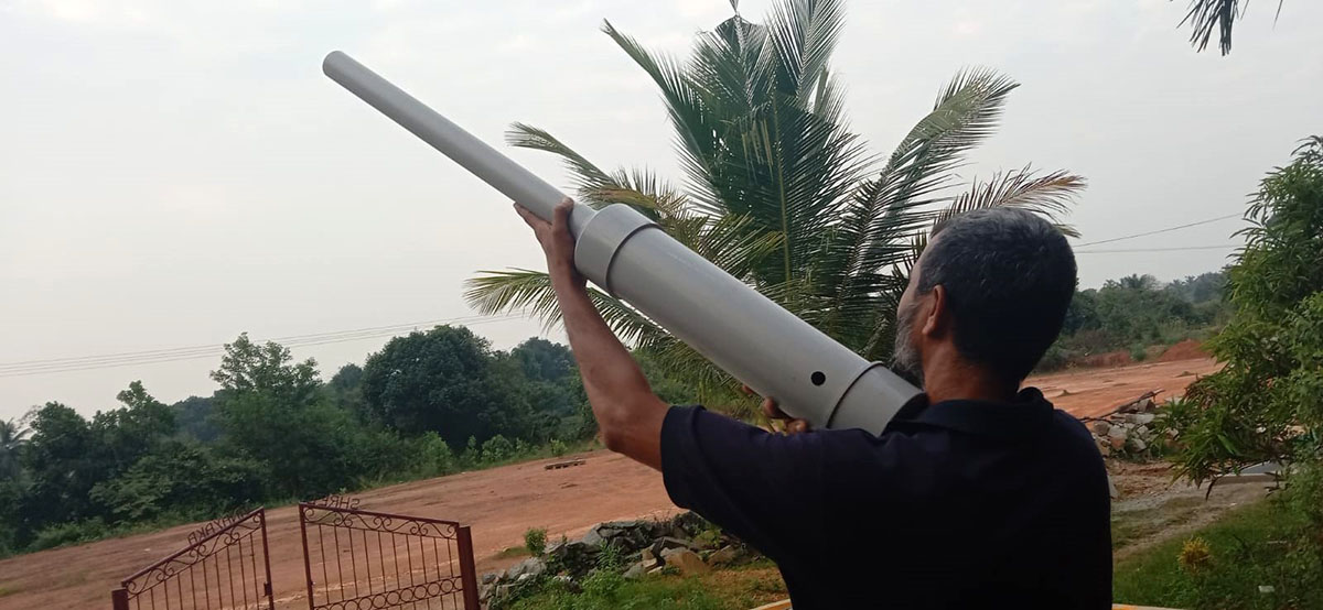 ಗ್ಯಾಸ್ ಲೈಟರ್ ಬಳಸಿ ಸಿಡಿಸುವ ಪರಿಸರ ಸ್ನೇಹಿ ಪಟಾಕಿ