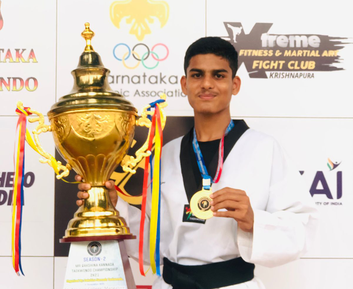 ಟೇಕ್ವಾಂಡೋ ಚಾಂಪಿಯನ್ ಶಿಪ್: ರೈಫಾನ್ ಅಹ್ಮದ್ ಮಿಸ್ಟರ್ ದಕ್ಷಿಣ ಕನ್ನಡ