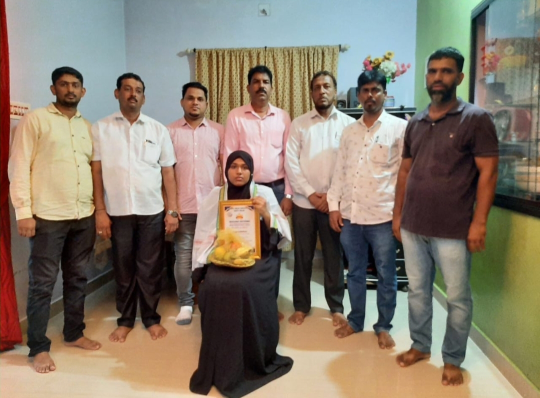 ಕಾಪು: ಎಸೆಸೆಲ್ಸಿಯಲ್ಲಿ ಗರಿಷ್ಠ ಅಂಕ ಪಡೆದ ವಿದ್ಯಾರ್ಥಿನಿಗೆ ನಮ್ಮ ನಾಡ ಒಕ್ಕೂಟ ವತಿಯಿಂದ ಸನ್ಮಾನ