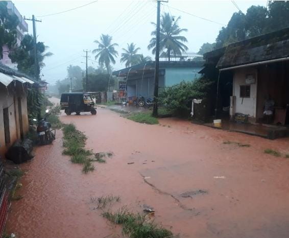 ಬೆಳ್ತಂಗಡಿ ತಾಲೂಕಿನಲ್ಲಿ ಭಾರೀ ಮಳೆ