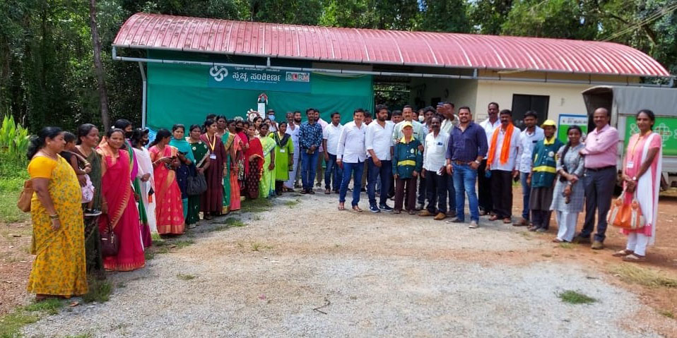 ಕಾಡೂರು ಘನ ಸಂಪನ್ಮೂಲ ಘಟಕಕ್ಕೆ ನಿಯೋಗ ಭೇಟಿ