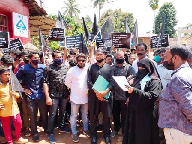 ಬಂಟ್ವಾಳ: ಹಸಿ ತ್ಯಾಜ್ಯ ಸಾಗಿಸುವುದನ್ನು ವಿರೋಧಿಸಿ ಸಜಿಪನಡು ಗ್ರಾಪಂನಿಂದ ಪ್ರತಿಭಟನೆ