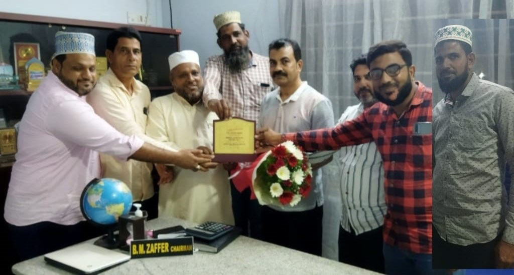 ಬಿ.ಎಂ.ಜಾಫರ್ ತೋನ್ಸೆಗೆ ಮುಸ್ಲಿಂ ಜಮಾಅತ್‌ನಿಂದ ಸನ್ಮಾನ