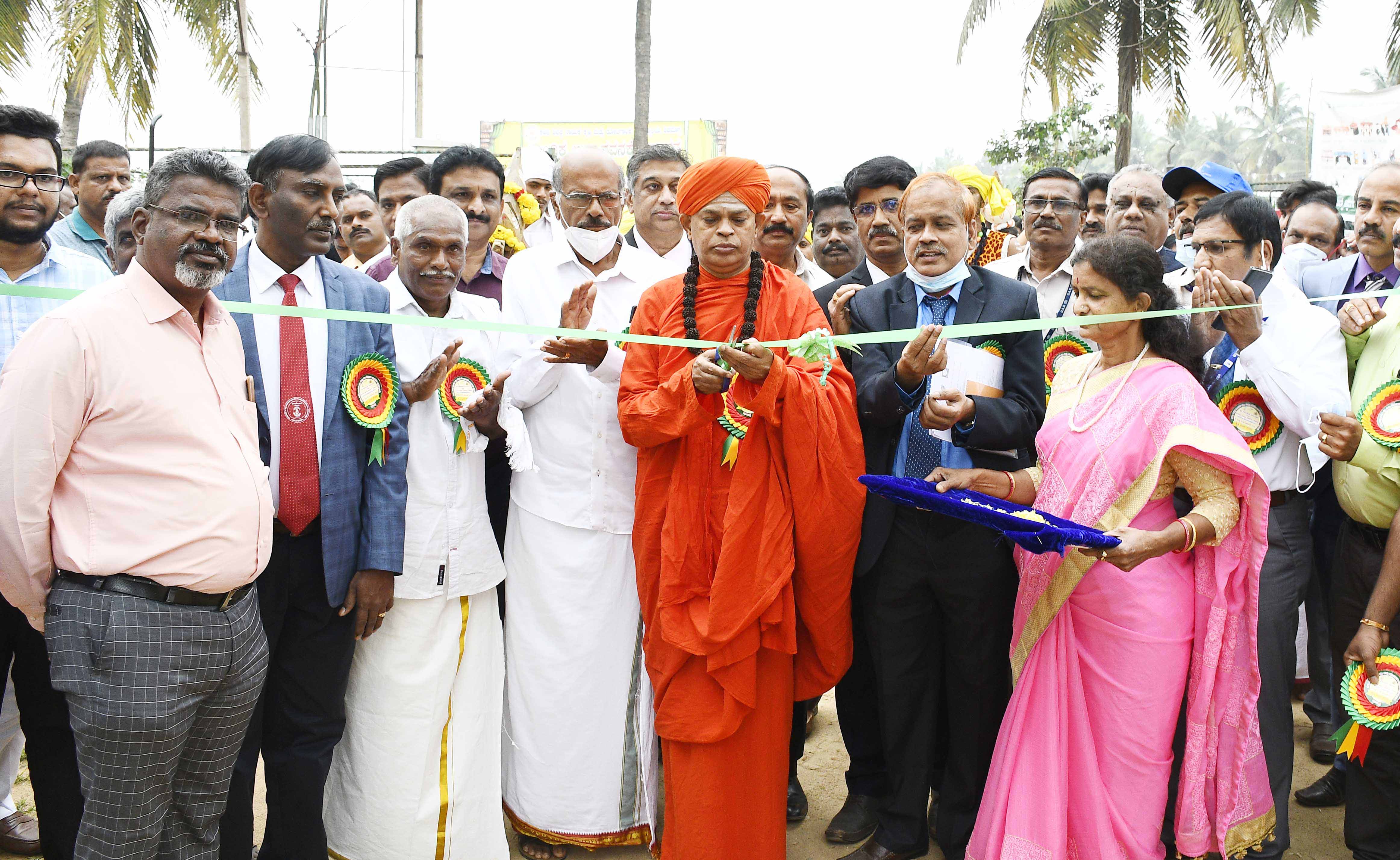 ಕೃಷಿ ಕೆಲಸದಲ್ಲಿ ತೊಡಗಿದರೆ ಯಾವುದೇ ಒತ್ತಡ ಇರುವುದಿಲ್ಲ: ಡಾ. ಶ್ರೀ ಶಿವಮೂರ್ತಿ ಮರುಘ ಶರಣರು