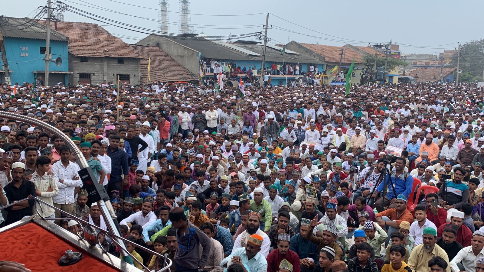 ದಾವಣಗೆರೆ: ತ್ರಿಪುರಾದಲ್ಲಿ ಮುಸ್ಲಿಮರ ಮೇಲಿನ ದಾಳಿ ಖಂಡಿಸಿ ಪ್ರತಿಭಟನೆ