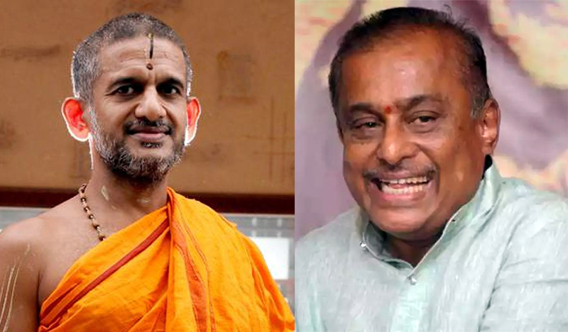 ಹಂಸಲೇಖರ ಟೀಕೆ ವಿರುದ್ಧ ನಾವು ಯಾವುದೇ ಪ್ರತಿಭಟನೆ ನಡೆಸುವುದಿಲ್ಲ: ಪೇಜಾವರ ಶ್ರೀ