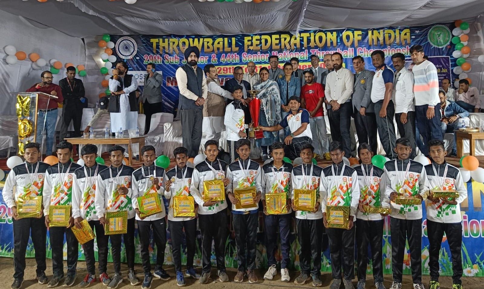 ರಾಷ್ಟ್ರಮಟ್ಟದ ತ್ರೋಬಾಲ್ ಪಂದ್ಯಾಟ: ಅಸದುಲ್ಲಾ ನೇತೃತ್ವದ ಕರ್ನಾಟಕ ತಂಡಕ್ಕೆ ದ್ವಿತೀಯ ಸ್ಥಾನ