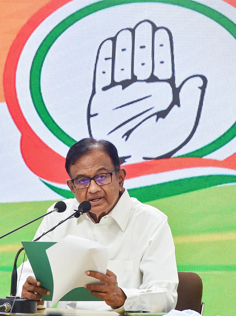 ಬಿಜೆಪಿ ಆಡಳಿತದಡಿಯಲ್ಲಿ ಮಾತ್ರ ಕ್ಯಾಬಿನೆಟ್ ಅನುಮತಿಯಿಲ್ಲದೆ ಕಾನೂನು ರಚಿಸಿ, ಹಿಂಪಡೆಯಲಾಗುತ್ತದೆ: ಚಿದಂಬರಂ ಆರೋಪ