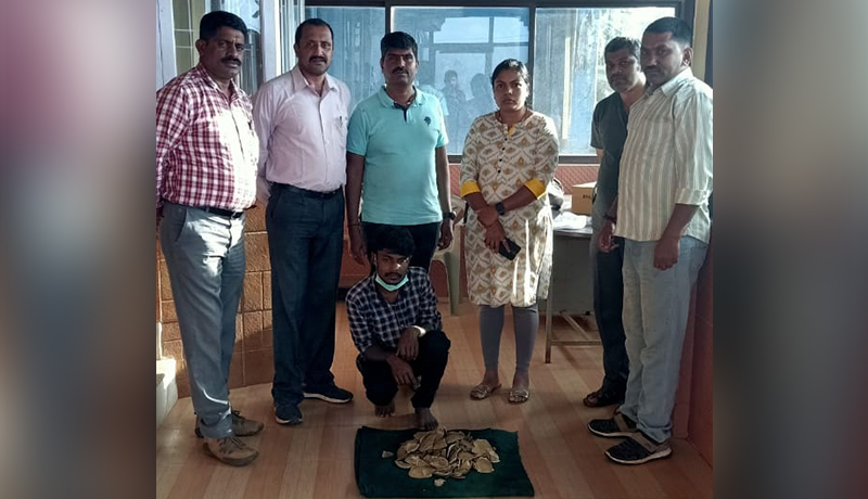 ಚಿಪ್ಪು ಹಂದಿಯ ಚಿಪ್ಪು ಮಾರಾಟ ಯತ್ನ: ಆರೋಪಿಯ ಬಂಧನ