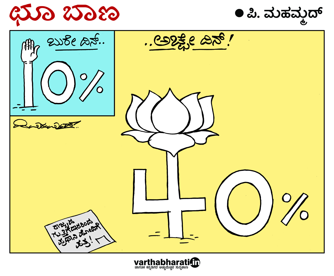 ಛೂ ಬಾಣ: ಪಿ. ಮಹಮ್ಮದ್ ಕಾರ್ಟೂನ್