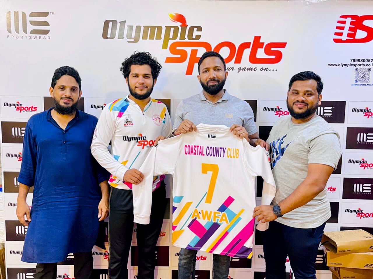 ಕೋಸ್ಟಲ್ ಕೌಂಟಿ ಕ್ಲಬ್ ಕ್ರಿಕೆಟ್ ತಂಡದ ಜೆರ್ಸಿ ಅನಾವರಣ