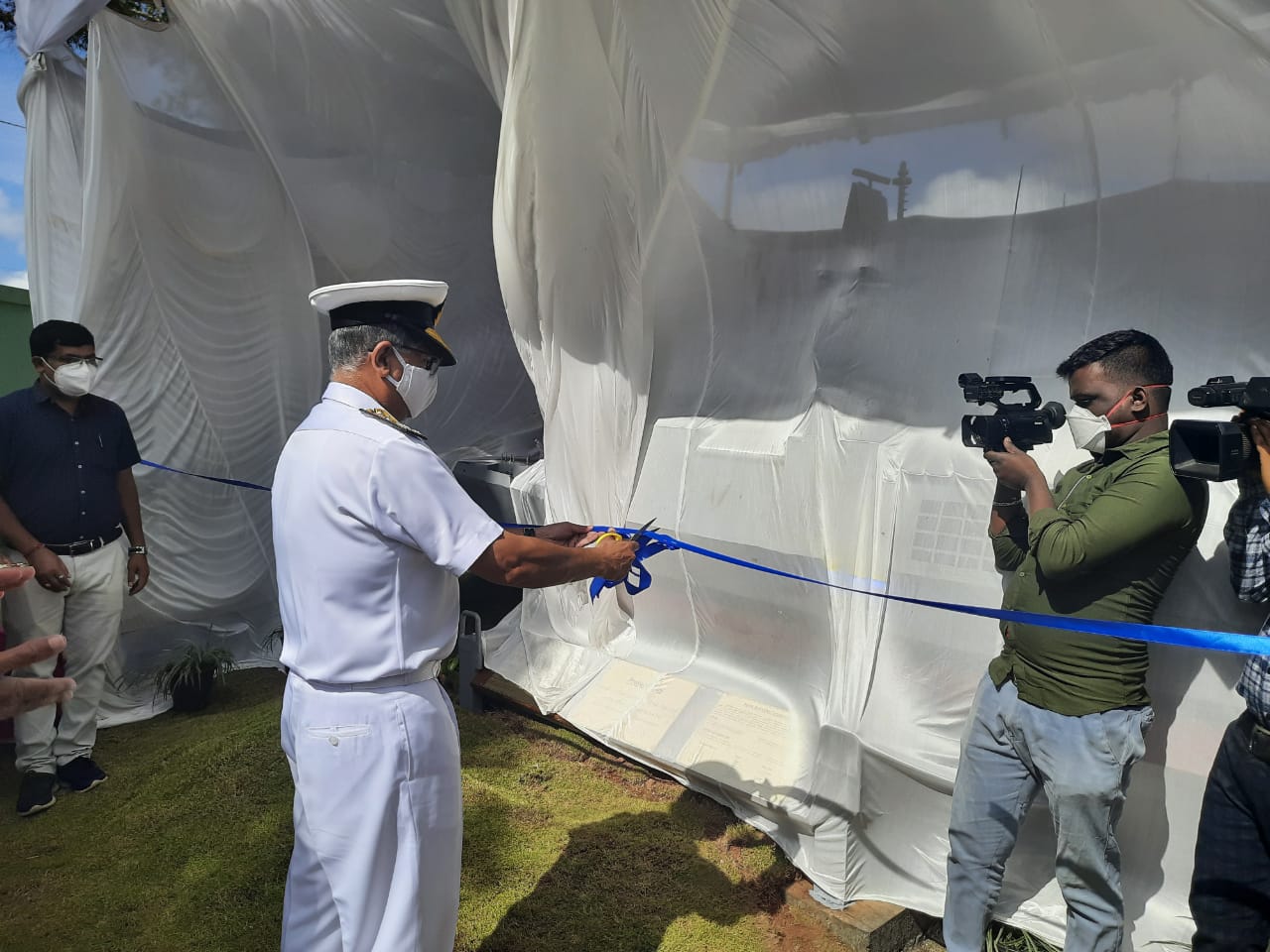 ಮಡಿಕೇರಿ: ‘ಐಎನ್‍ಎಸ್ ಶಿವಾಲಿಕ್’ ಮಾದರಿಯ ಯುದ್ಧ ನೌಕೆ ಲೋಕಾರ್ಪಣೆ