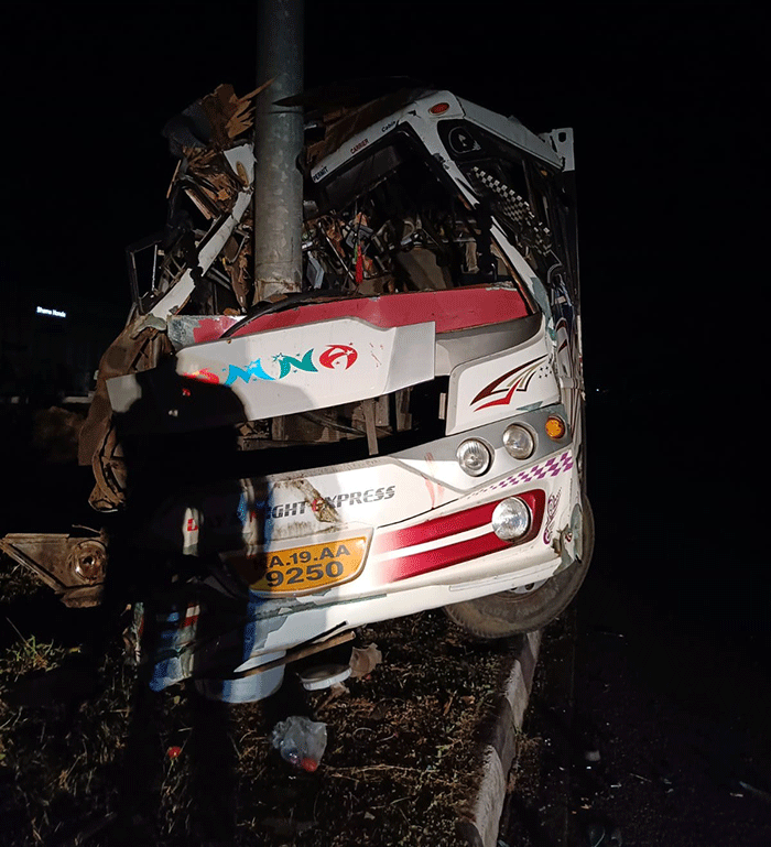 ಉಡುಪಿ: ರಾ.ಹೆದ್ದಾರಿಯಲ್ಲಿನ ಸೂಚನಾ ಫಲಕಕ್ಕೆ ಲಾರಿ ಢಿಕ್ಕಿ: ಚಾಲಕ ಮೃತ್ಯು