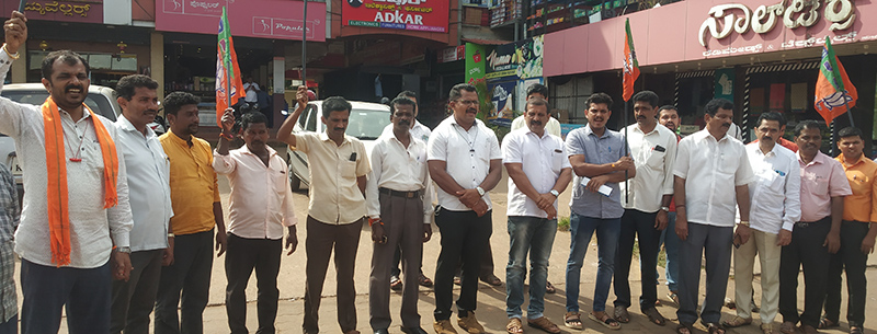 ಪರಿಷತ್ ಚುನಾವಣೆ ಗೆಲುವು: ಸುಳ್ಯದಲ್ಲಿ ಬಿಜೆಪಿ ವಿಜಯೋತ್ಸವ