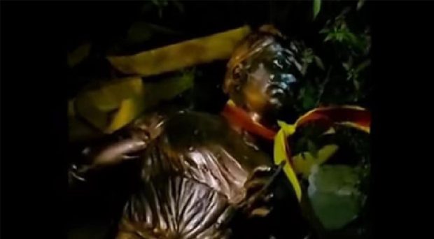 ಕಿಡಿಗೇಡಿಗಳಿಂದ ಸಂಗೊಳ್ಳಿ ರಾಯಣ್ಣ ಪ್ರತಿಮೆ ಭಗ್ನ