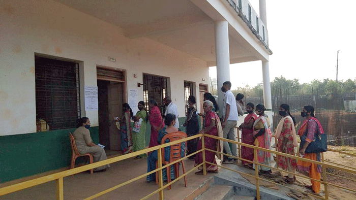 ಕೋಟೆಕಾರು ಪಟ್ಟಣ ಪಂಚಾಯತ್ ಚುನಾವಣೆ: ಮಂದಗತಿಯಲ್ಲಿ ಸಾಗಿದ ಮತದಾನ